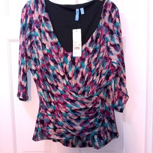 NWT b-slim surplice top. 2X